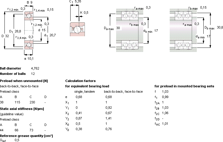 Подшипник 7002 ACE/HCP4AH