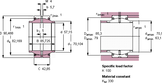 Подшипник GEZM 204 ES-2RS