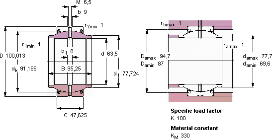Подшипник GEZM 208 ES-2RS