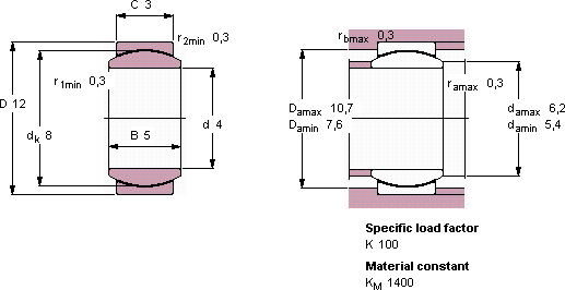 Подшипник GE 4 C