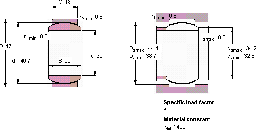 Подшипник GE 30 C