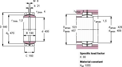 Подшипник GEC 400 FBAS