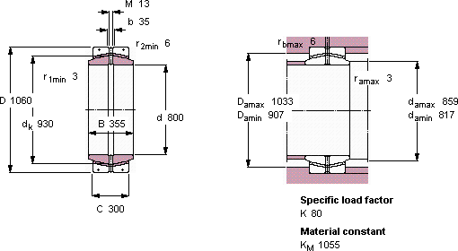 Подшипник GEC 800 FBAS