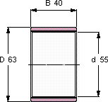 Втулка скольжения PWM 556340