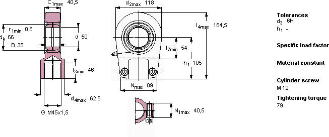 Подшипник SIR 50 ES
