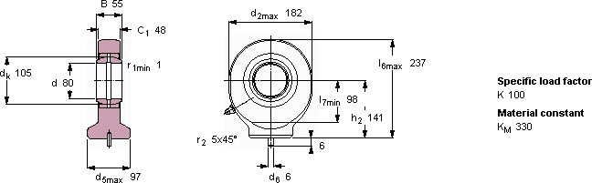 Подшипник SC 80 ES
