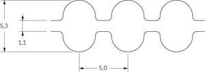 Ремень SKF PHG DA-710-5M-25
