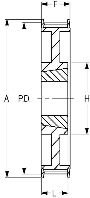 Шкив SKF PHP 36H075TB