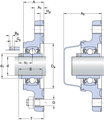 Подшипник или подшипниковый узел типа Y F2BC 104-TPZM