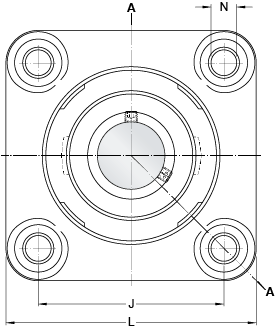 Подшипниковый узел F4BC 25M-TPSS