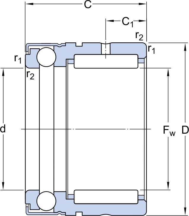 Подшипник NX 12 Z