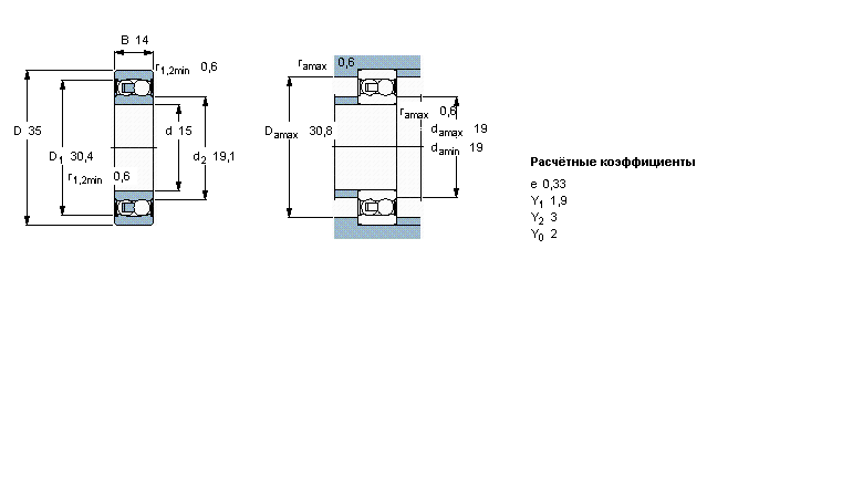 Подшипник 2202 E-2RS1TN9/C3