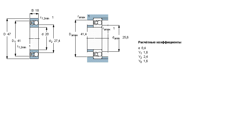 Подшипник 2204 ETN9/C3