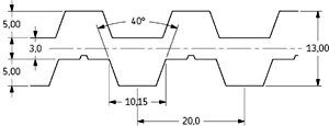 Ремень SKF PHG DA-T20-4760-S180