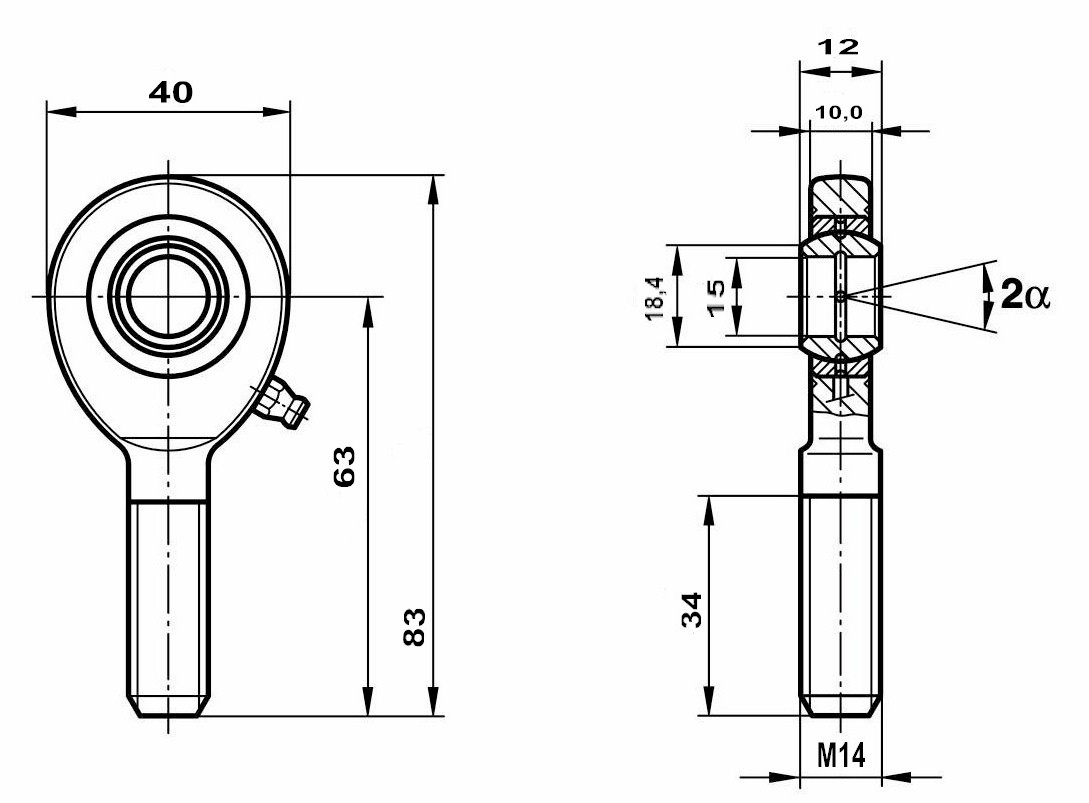 Подшипник EA 15 D Fluro
