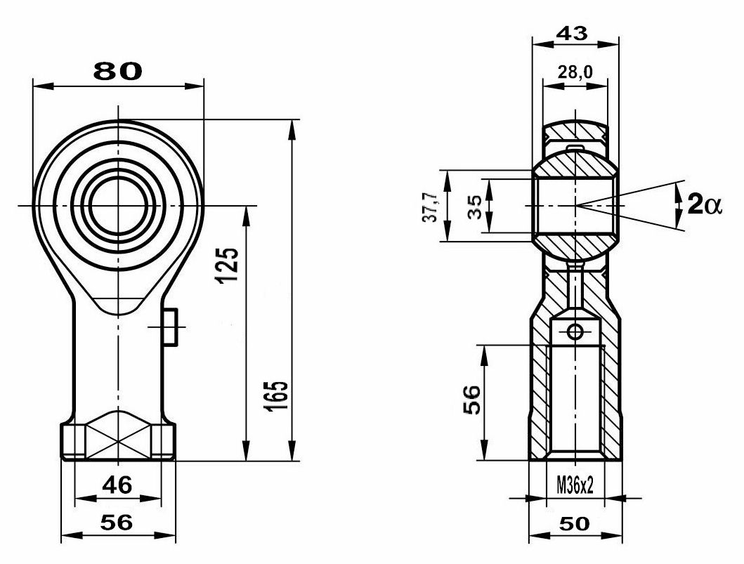 Подшипник GIS 35 Fluro