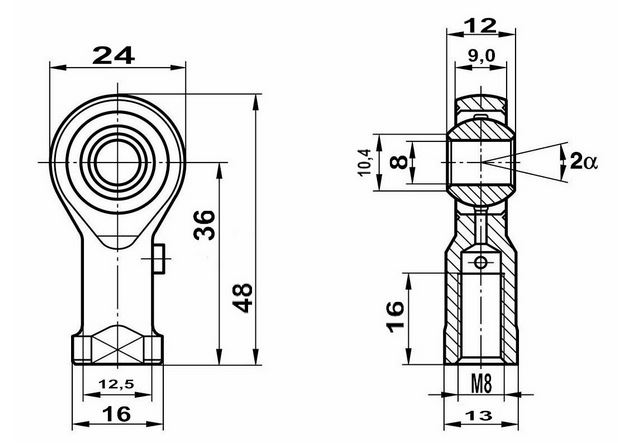 Подшипник GIS 8 Fluro