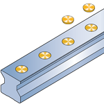 Линейная направляющая SKF VP-LLUHZ 45 BRASS-PLUG