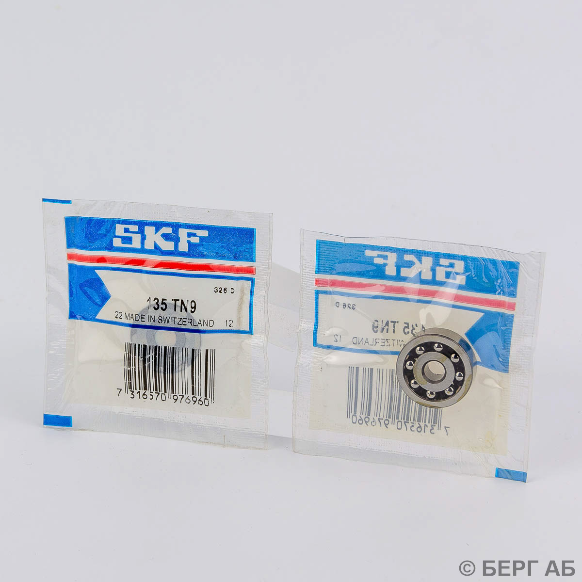Производитель: SKF</br>Самоустанавливающиеся шариковые подшипники 135 TN9