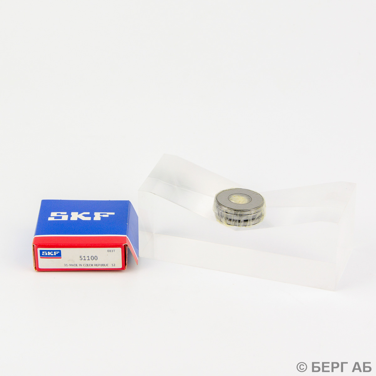 Производитель: SKF</br>Упорные подшипники. Упорные шарикоподшипники. 51100