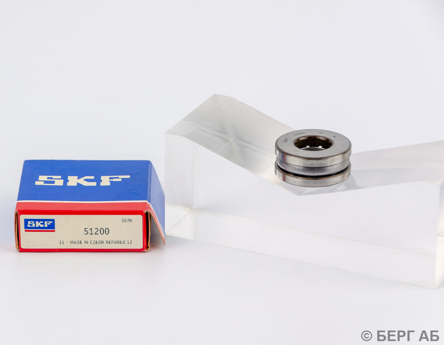 Производитель: SKF</br>Упорные подшипники. Упорные шарикоподшипники. 51200