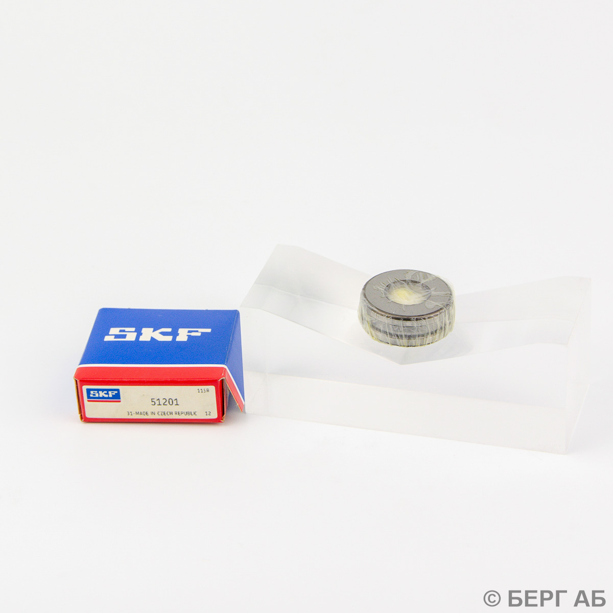 Производитель: SKF</br>Упорные подшипники. Упорные шарикоподшипники. 51201