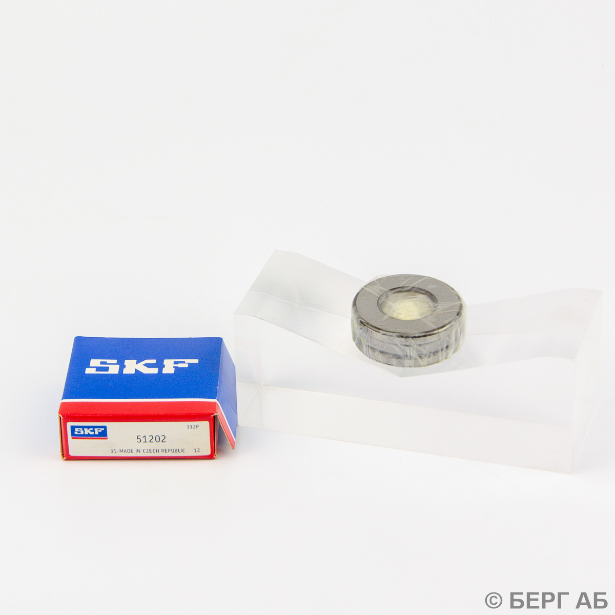 Производитель: SKF</br>Упорные подшипники. Упорные шарикоподшипники. 51202