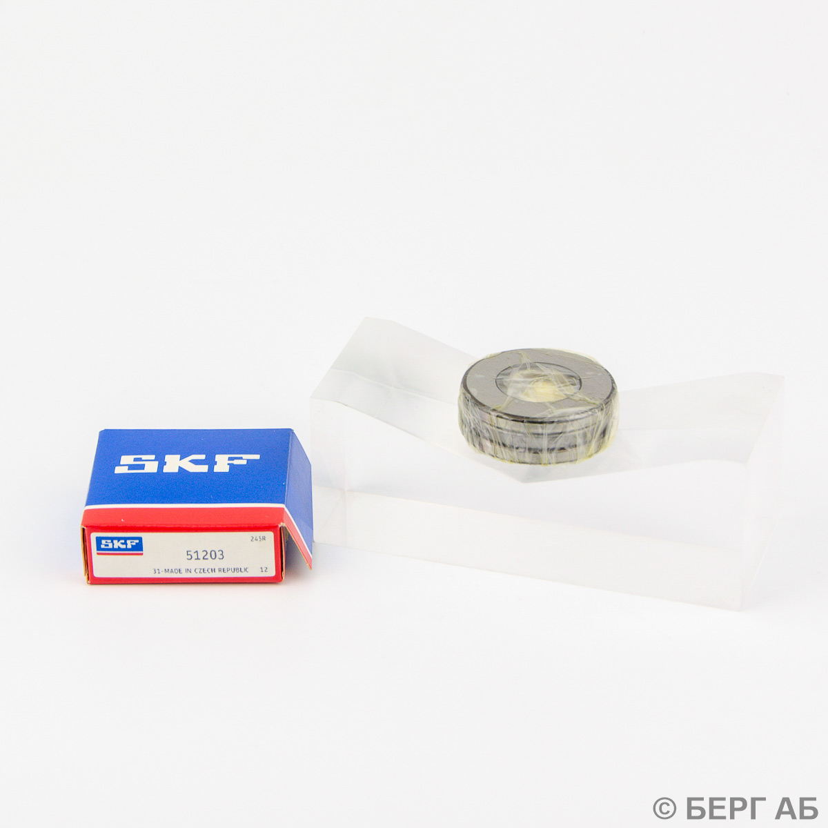 Производитель: SKF</br>Упорные подшипники. Упорные шарикоподшипники. 51203