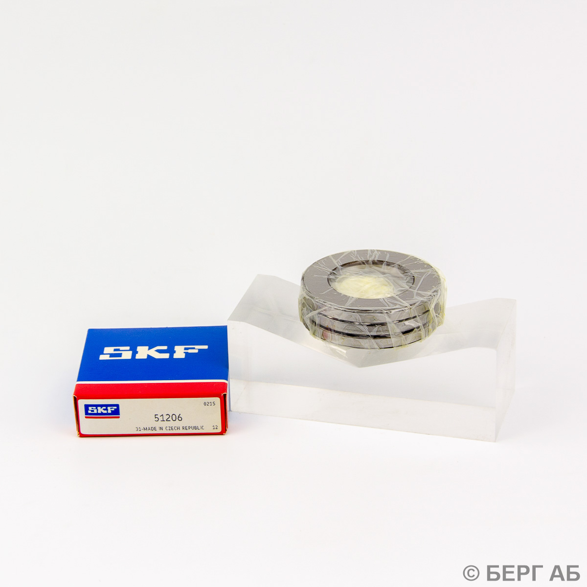 Производитель: SKF</br>Упорные подшипники. Упорные шарикоподшипники. 51206