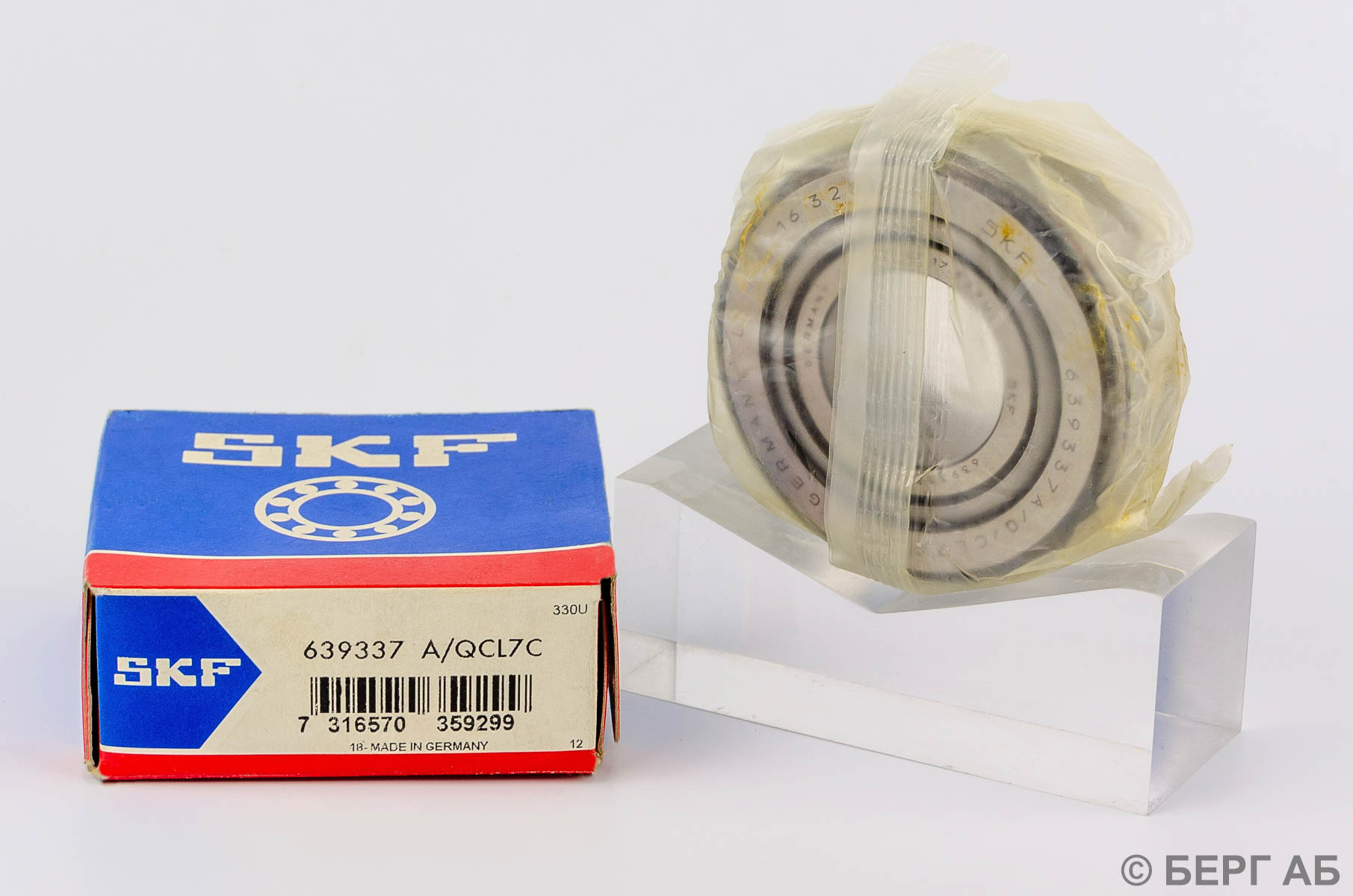 Производитель: SKF</br>Конические роликовые подшипники 639337 A/QCL7C