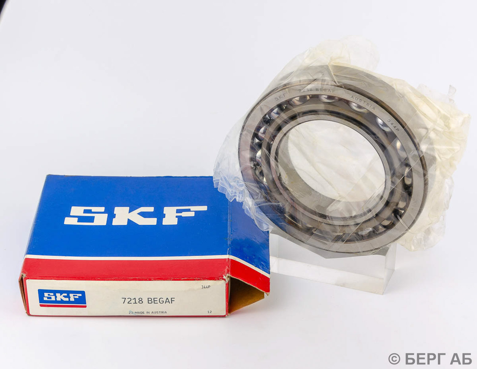Производитель: SKF</br>Радиально-упорные шариковые подшипники 7218 BEGAF