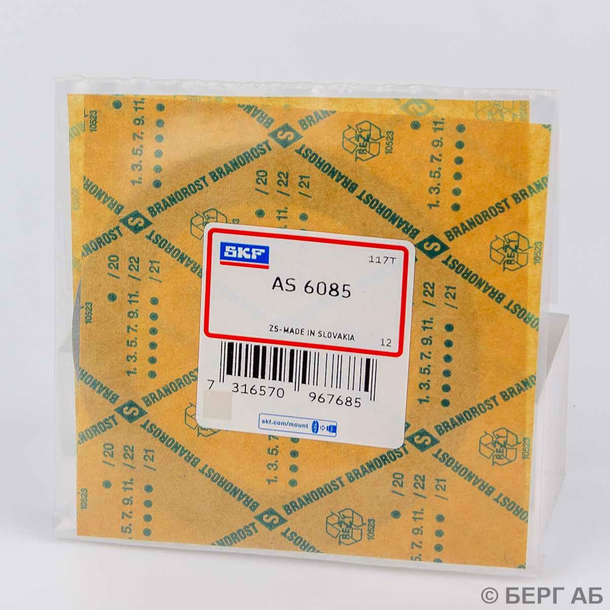Производитель: SKF</br>Игольчатые подшипники AS 6085