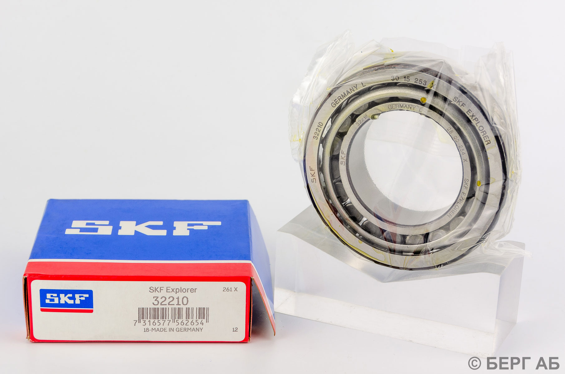 Производитель: SKF</br>Конические роликовые подшипники 32210