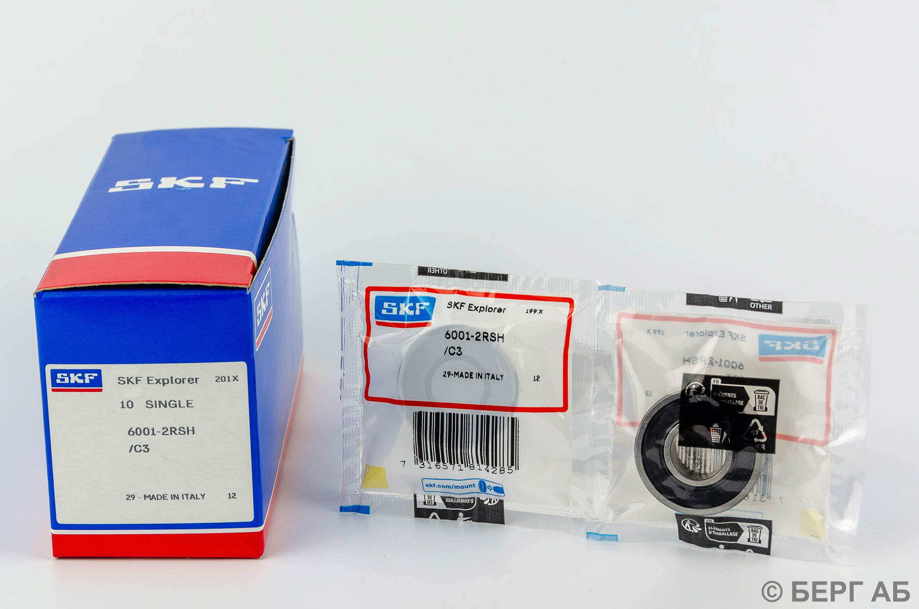 6001-2RSH/C3 SKF