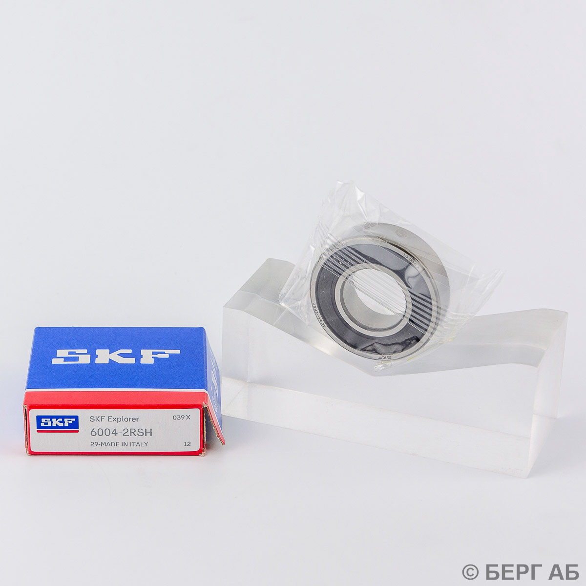 Производитель: SKF</br>Радиальные подшипники. 6004-2RSH