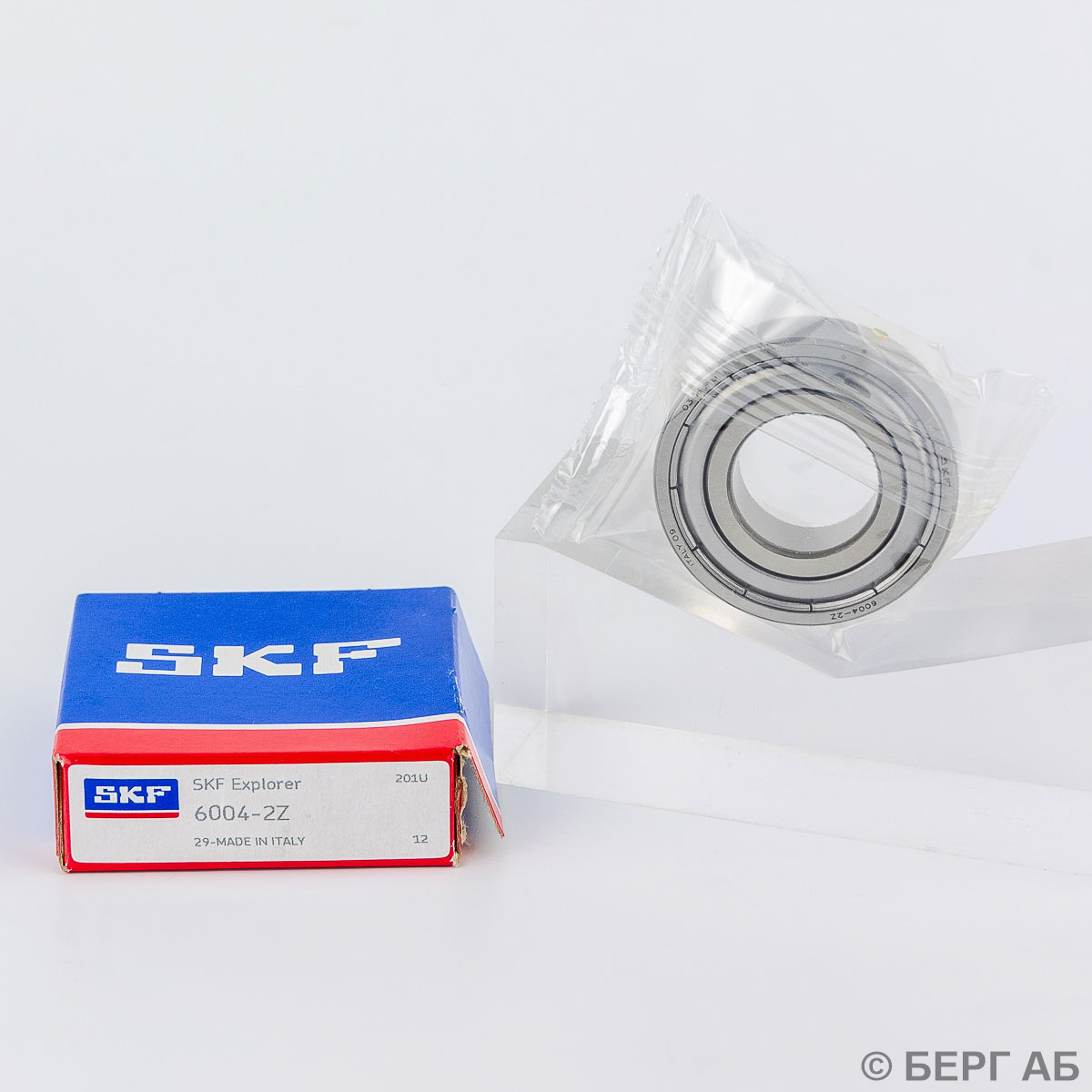 Производитель: SKF</br>Радиальные подшипники. 6004-2Z