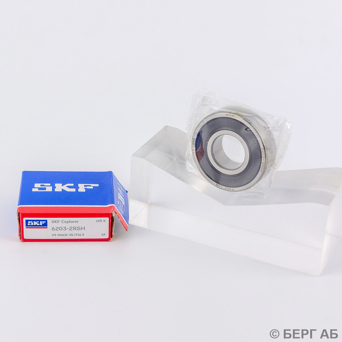 Производитель: SKF</br>Радиальные подшипники. 6203-2RSH