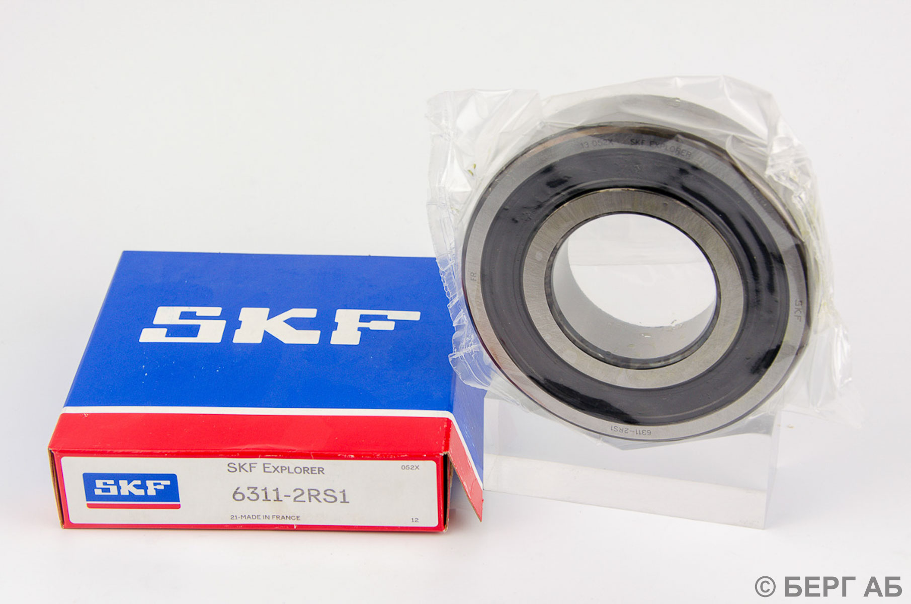 Производитель: SKF</br>Радиальные подшипники. 6211-2RS1