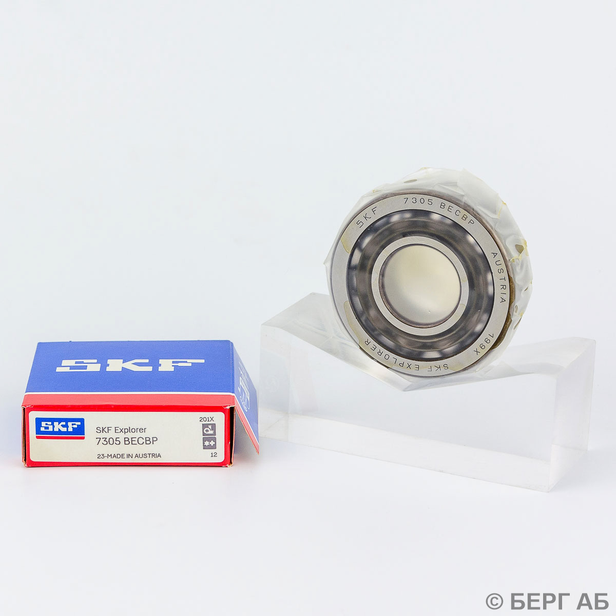 Производитель: SKF</br>Радиально-упорные шариковые подшипники 7305 BECBP