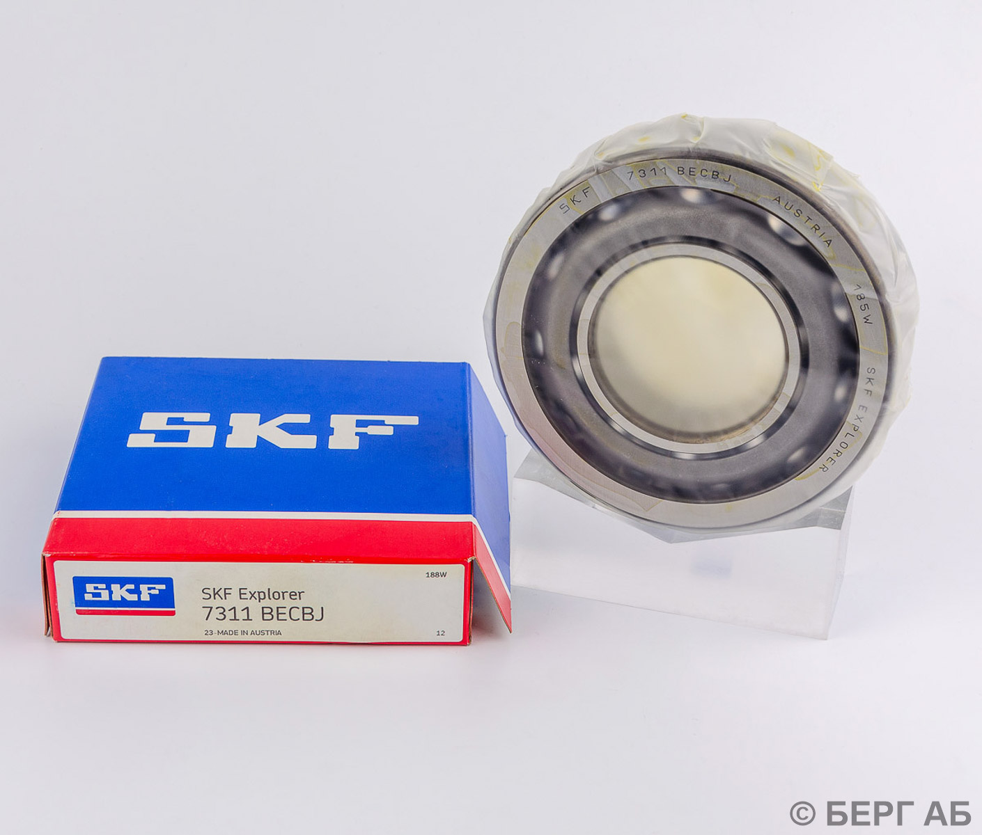 Производитель: SKF</br>Радиально-упорные шариковые подшипники 7311 BECBJ