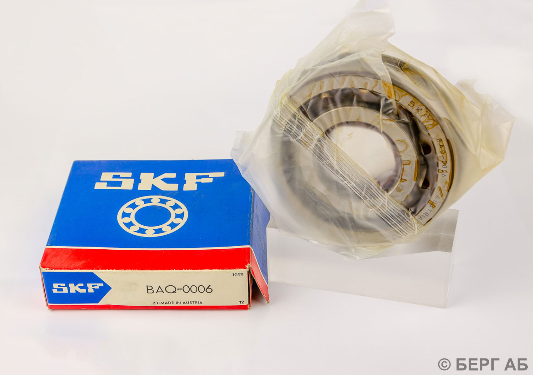 Производитель: SKF</br>Радиально-упорные шариковые подшипники BAQ-0006
