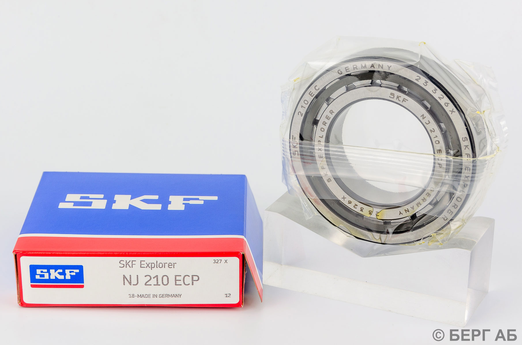 Производитель: SKF</br>Цилиндрические роликовые подшипники NJ 210 ECP