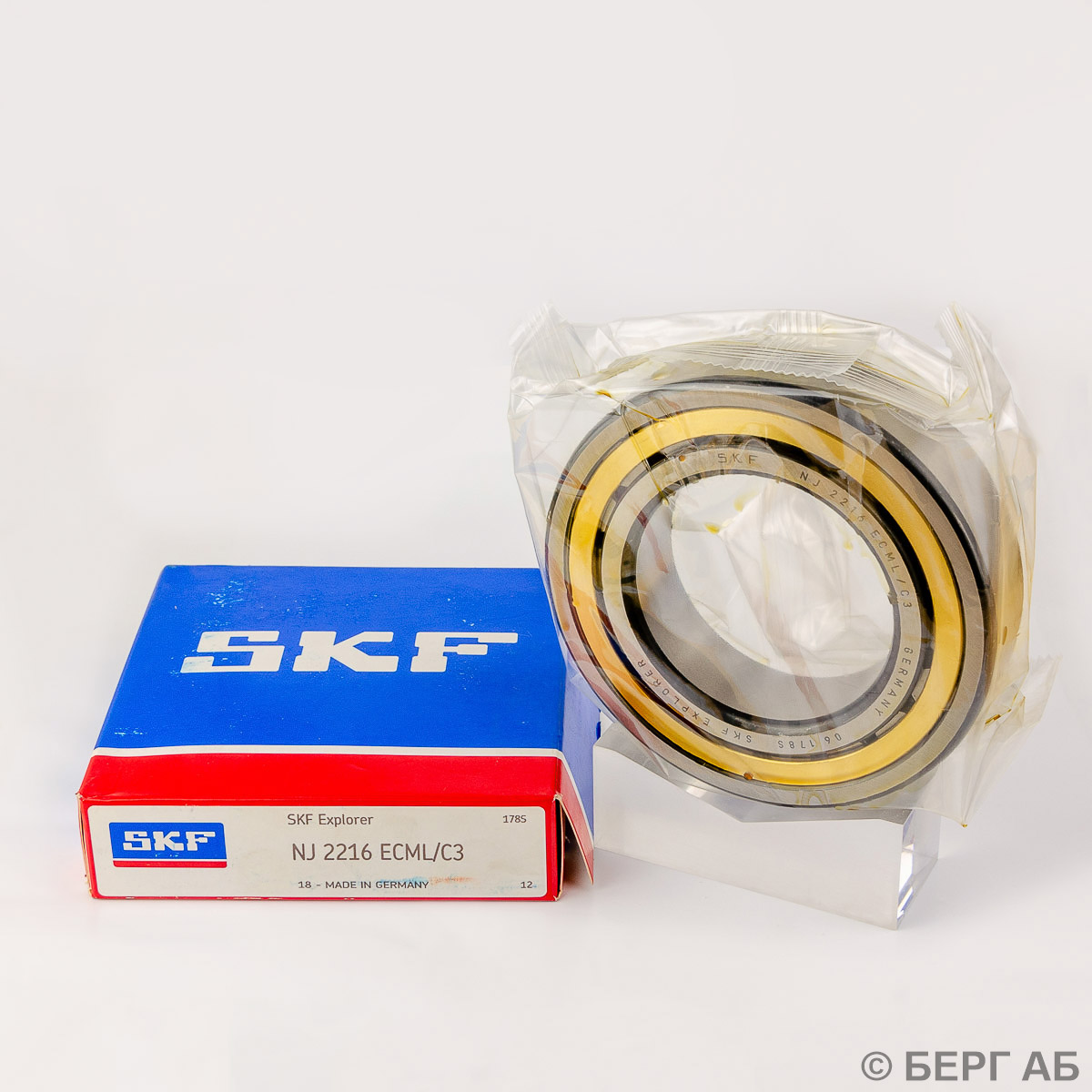Однорядные цилиндрические роликоподшипники типа NJ</br>Производство SKF NJ 2216 ECML/C3 spec SKF