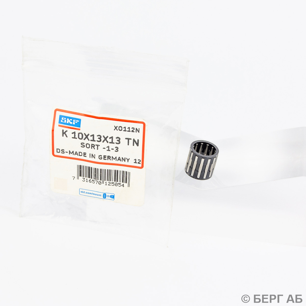 Производитель: SKF</br>Игольчатые подшипники K 10X13X13 TN