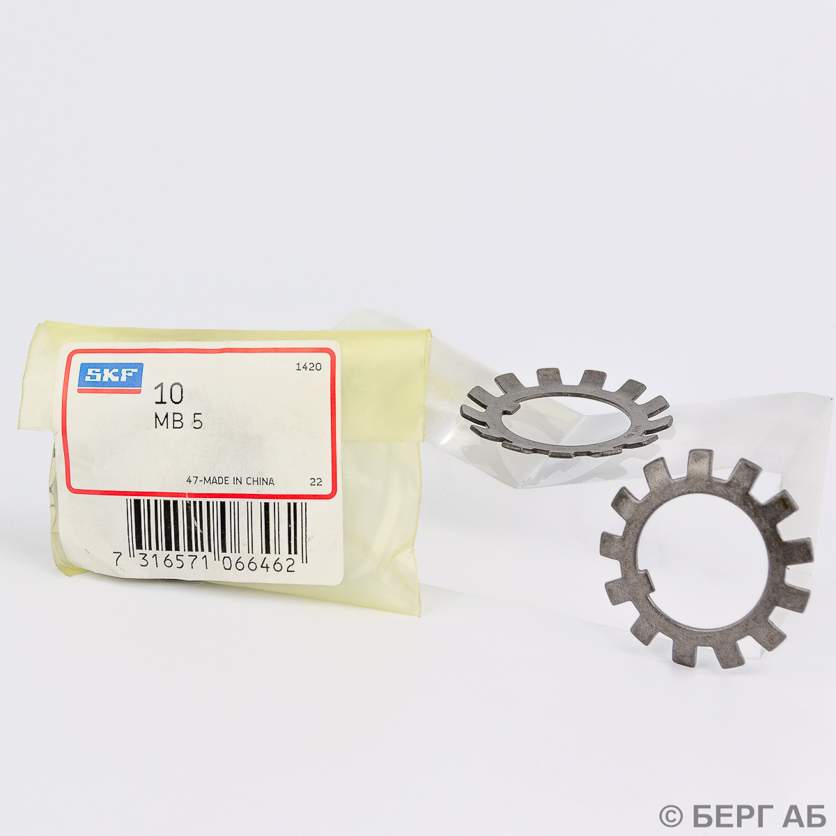 Производитель: SKF</br>Стопорные шайбы MB 5