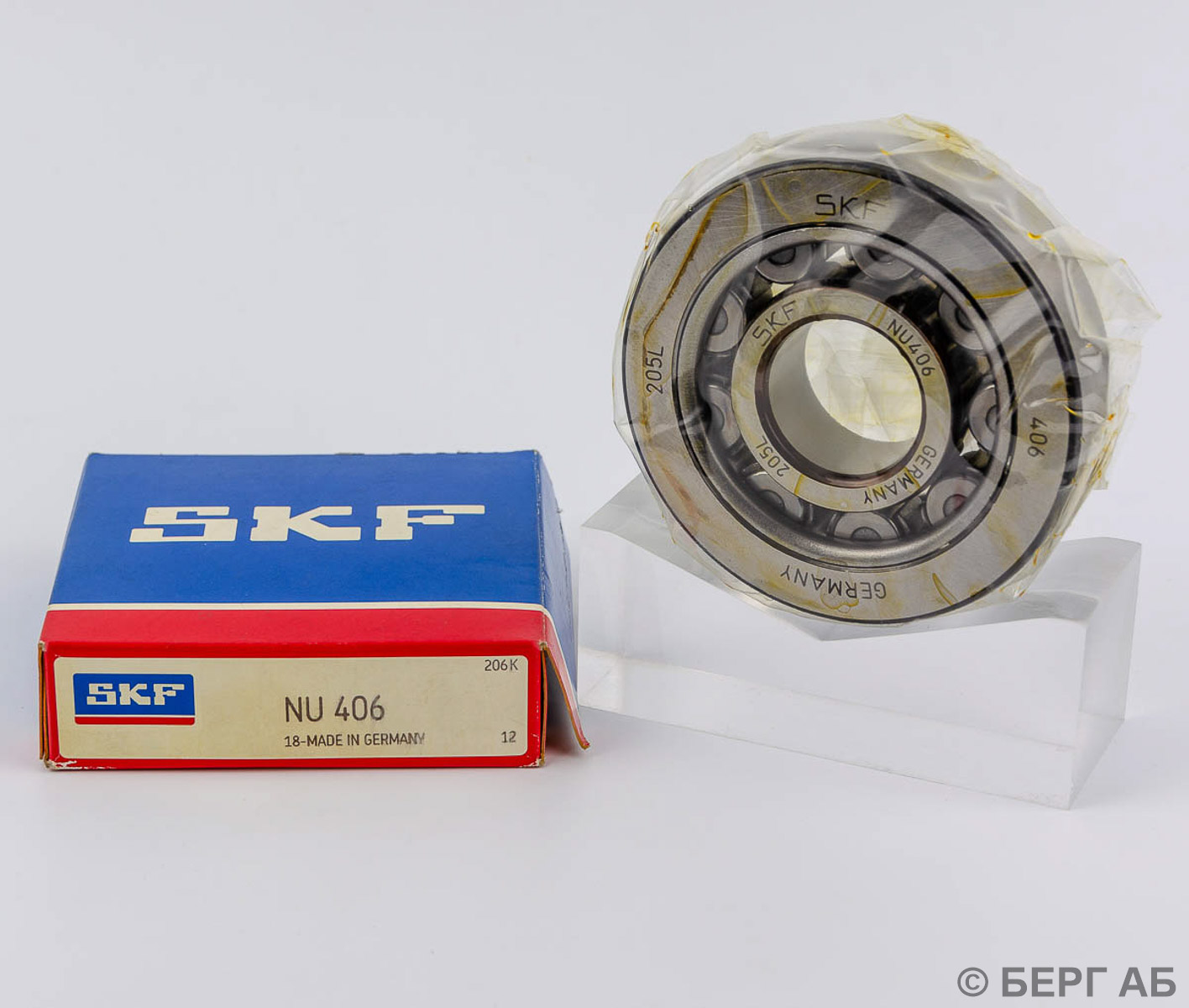 Производитель: SKF</br>Цилиндрические роликовые подшипники NU 406
