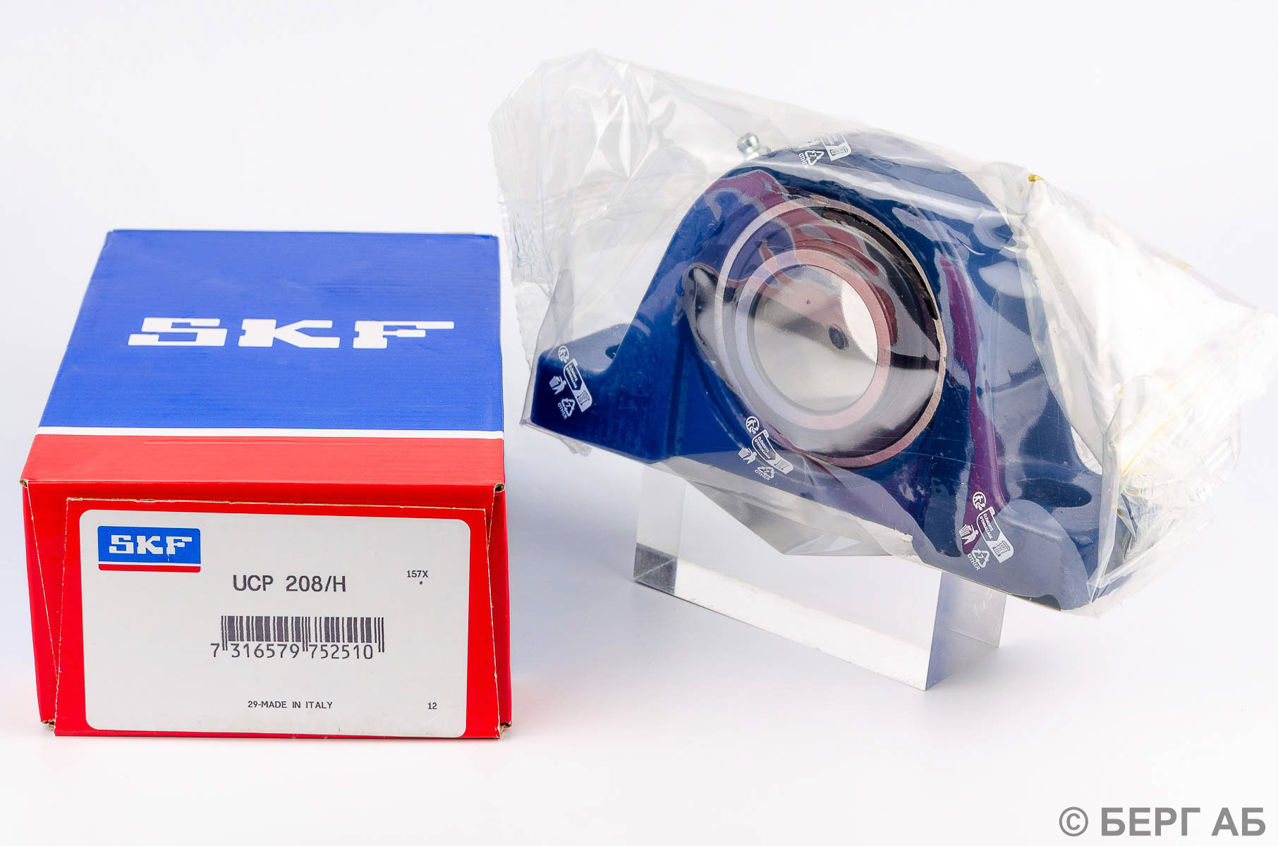 Производитель: SKF</br>Подшипники и подшипниковые узлы типа Y UCP 208/H