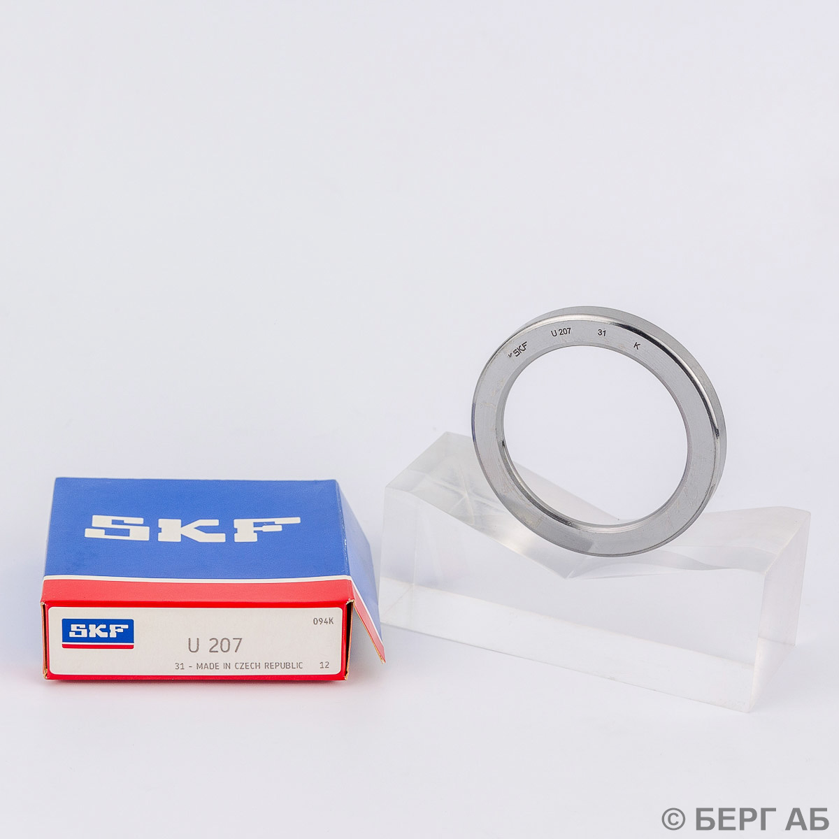 Производитель: SKF</br>Упорные подшипники. Упорные шарикоподшипники. U 207