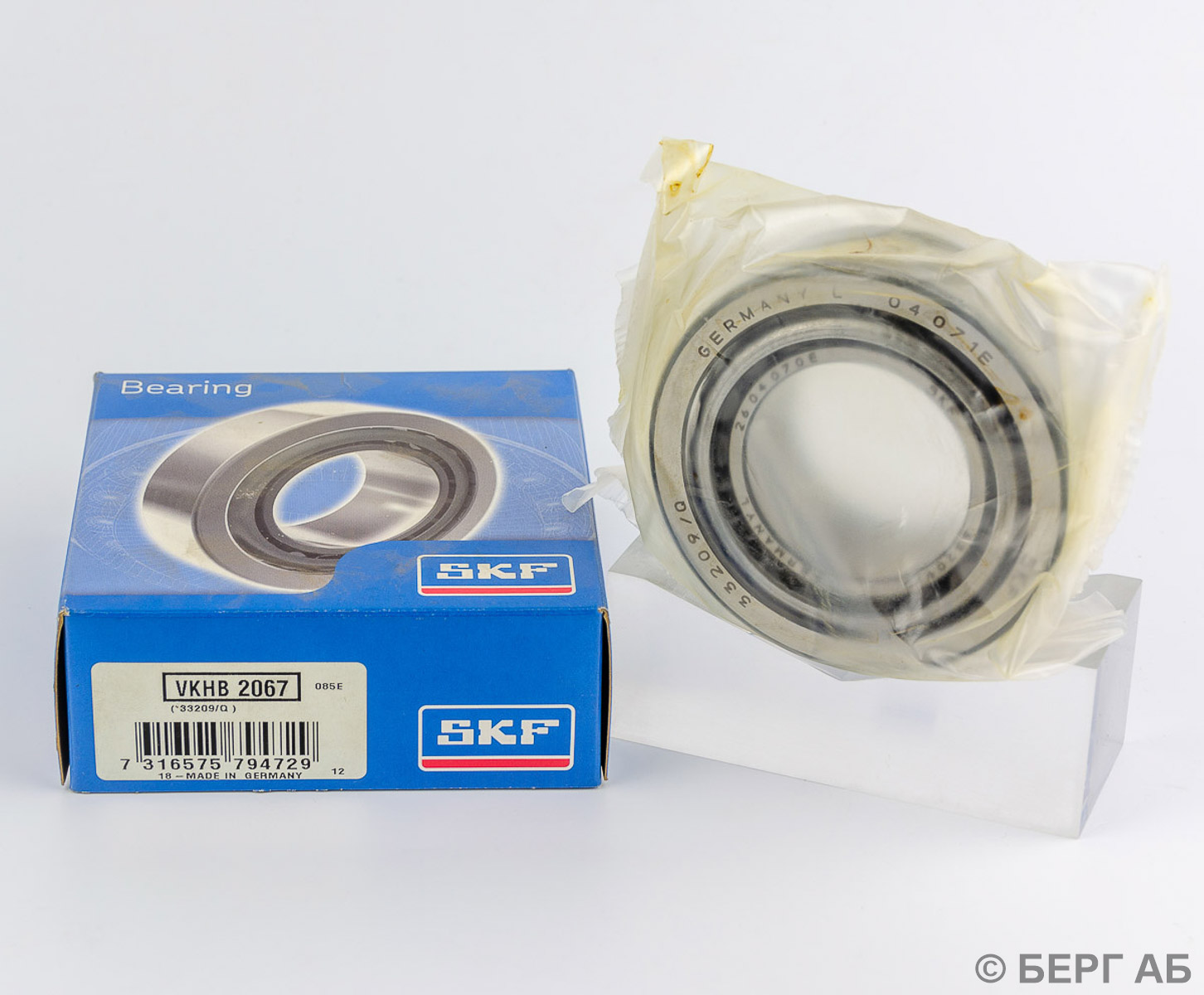 Производитель: SKF</br>Автомобильные подшипники VKHB 2067