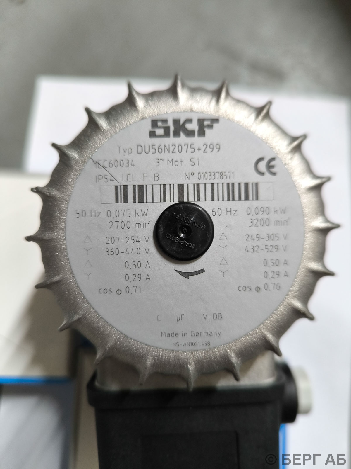 Импортные комплектующие VGFB DU56N2075 299